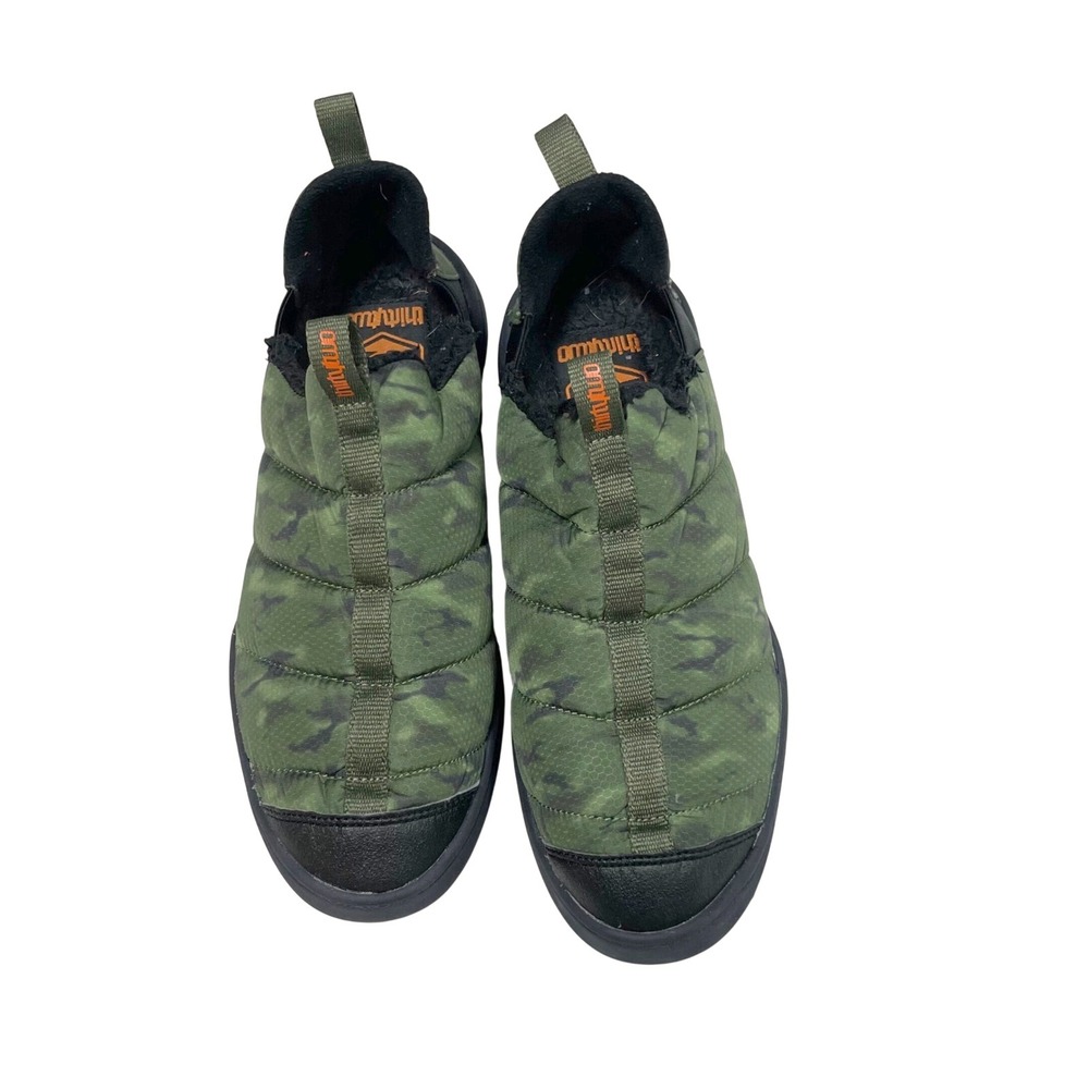 ThirtyTwo Slush Evolution Green Camo Quilted Slip On Shoes Men Size 11